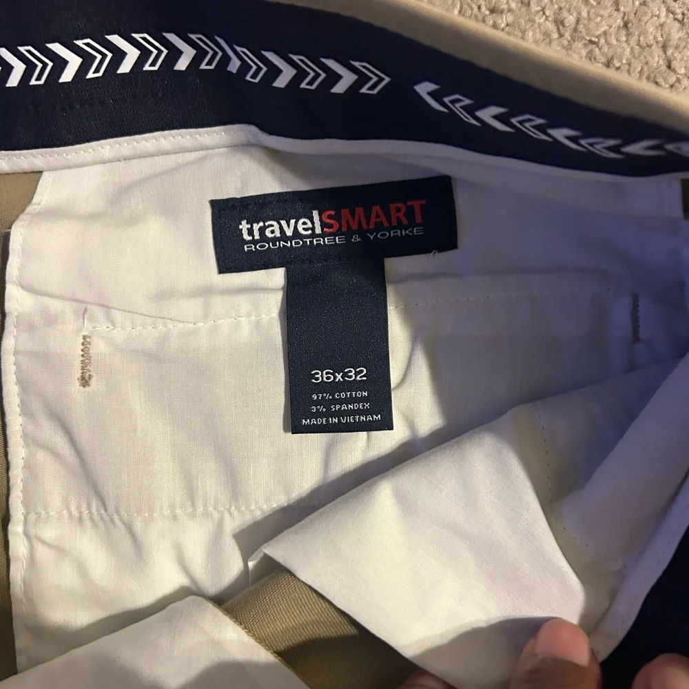 Roundtree‎ Yorke Travel Smart Slim Fit Corecomfort Pants 36x32 Lot Of 3 NWT